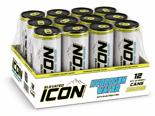 ICON Hydrogen Water – Lemon & Lime, 12-Pack Tray