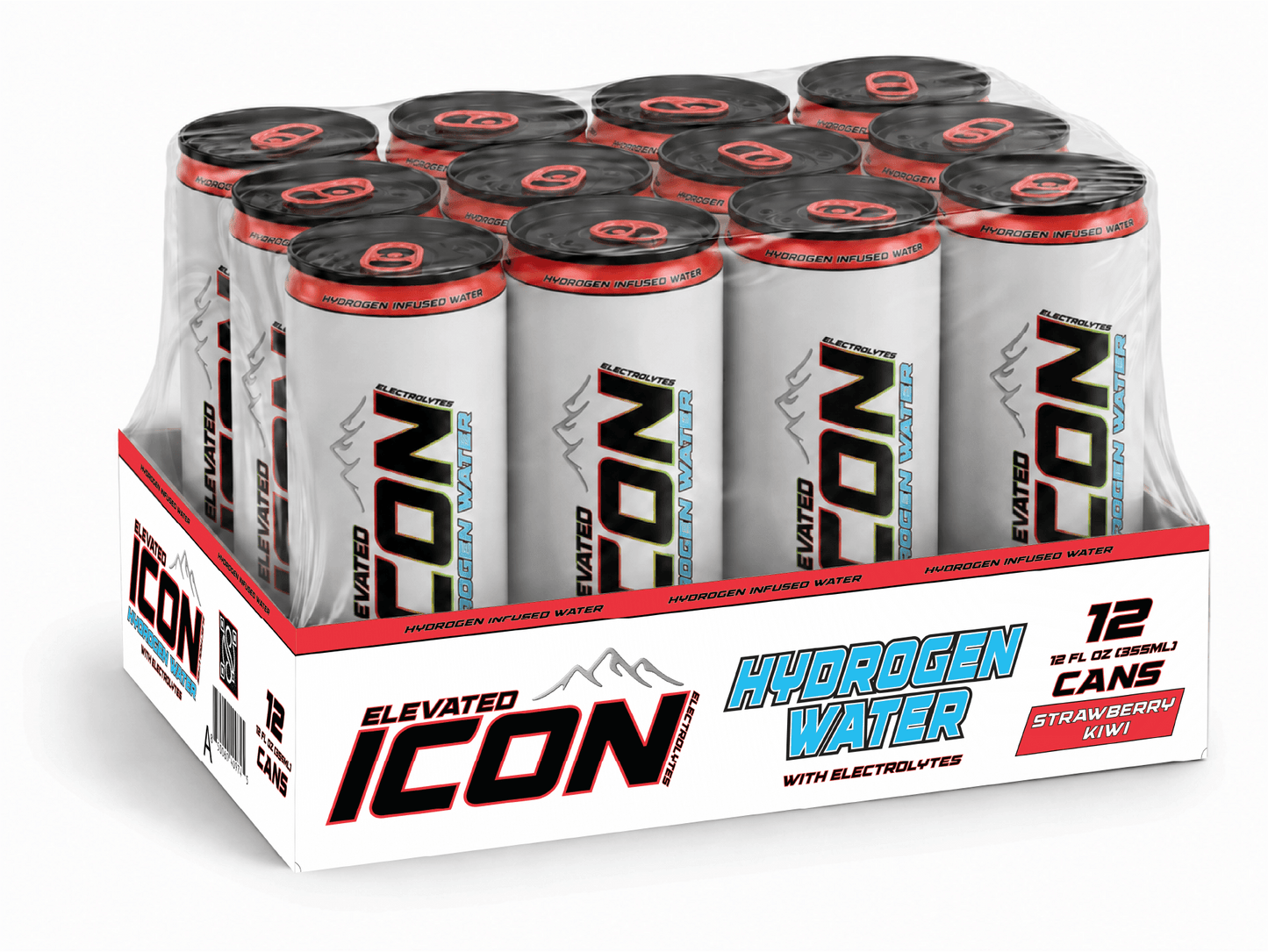 ICON Hydrogen Water – Strawberry Kiwi, 12-pack Tray